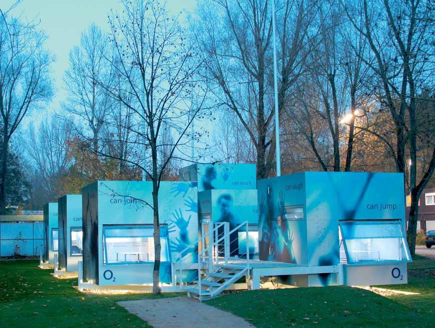 A R C H I T E K T Ú R A Bývanie pre študetov: Na technickej univerzite v Mníchove vznikla študentská dedinka zo siedmich kusov Micro Compact Homes.