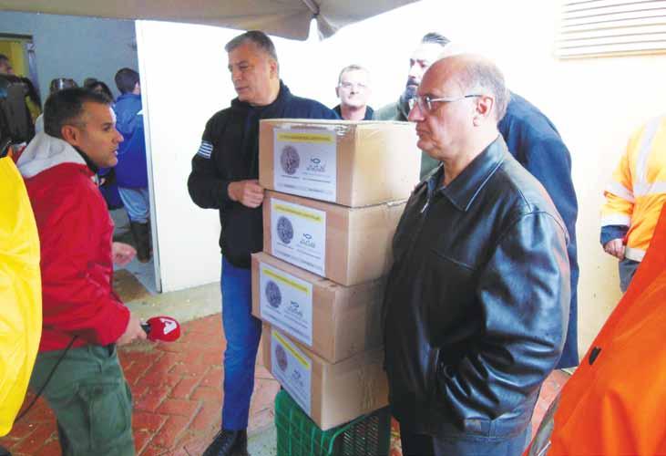 πρόεδρο Γ.Πατούλη, επισκέφθηκε σήμερα τις πληγείσες περιοχές τις Δυτικής Αττικής, για να στηρίξει τους συμπολίτες μας που επλήγησαν από τη θεομηνία.
