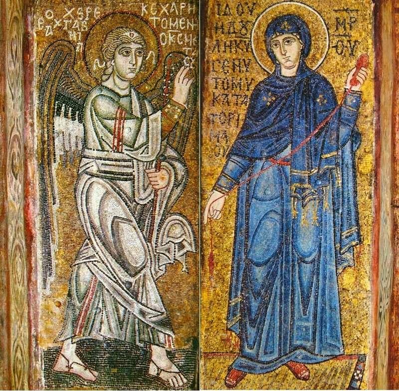 The Lord is my shepherd, and I shall not want. Κύριος ποιµαίνει µε καὶ οὐδέν µε ὑστερήσει. Your mercy, O Lord, shall follow me all the Τὸ ἔλεός σου, Κύριε, καταδιώξει µε πάσας τὰς days of my life.