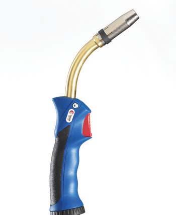 Pistolete MIG/MAG MB GRIP racite cu lichid Curent de la 270 A pana la 550 A Maner ergonomic scurt GRIP pentru accesibilitate marita Componentele GRIP existente in maner asigura manevrabilitate marita