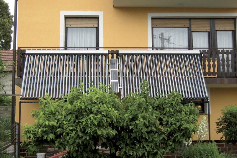 38 Instalater Maj 2010 Sonce lahko poganja tudi črpalko Vsakdo pomisli da brez sončne energije sončni kolektorji ne obratujejo, vendar večina kolektorskih sistemov ne obratuje tudi brez električne