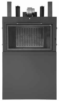 εστία ενεργειακή fire place 930/560/1830 mm 250 mm 295 kg 15.5 kw Εξωτερική ρύθµιση κλαπέτου για µεγαλύτερη θερµαντική απόδοση και οικονοµία στην καύσιµη ύλη.