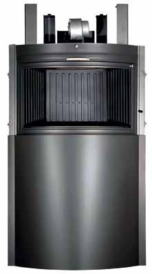 εστία ενεργειακή fire place 930/785/1850 mm 250 mm 385 kg 23 kw Εξωτερική ρύθµιση κλαπέτου για µεγαλύτερη θερµαντική απόδοση και οικονοµία στην καύσιµη ύλη.