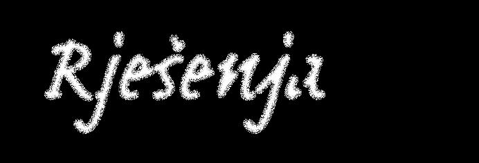 Rješenja. a) x = 3, b) x =, c) x = 1. 3 3. a) F(1, 0), b) F(, 0), c), 0 4. a) y = 0x, b) y = x, c) y = 10x. 5. a) F(0.