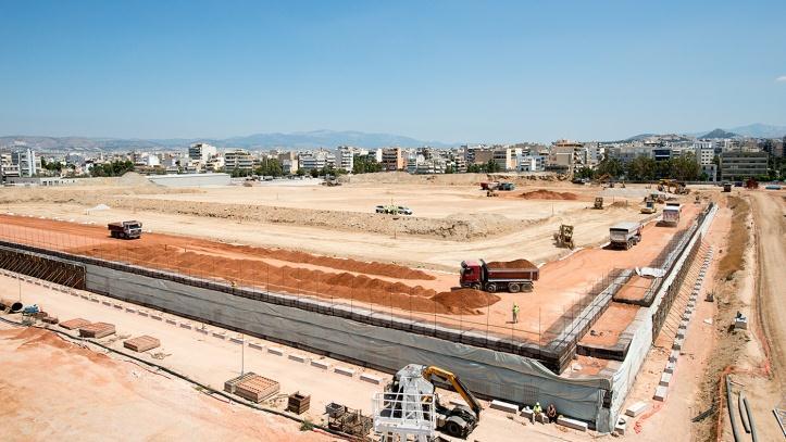 σχεδιαστεί για να λειτουργούν ως θεμελίωση για την οπλισμένη γη και να αποτρέπουν τη ρευστοποίηση του υπεδάφους κατά τη διάρκεια ισχυρής