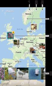 10 Άνοιγμα υποστήριξης web 11 Για να δείτε φωτογραφίες από υπηρεσίες online Προβολή των φωτογραφιών σας σε χάρτη Η προσθήκη πληροφοριών τοποθεσίας σε φωτογραφίες αναφέρεται ως προσθήκη γεωγραφικής
