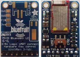 4.4 Τρίτη προσέγγιση: Επικοινωνια δύο κόμβων Arduino μέσω Bluetooth LE 4.4 Τρίτη προσέγγιση: Επικοινωνια δύο κόμβων Arduino μέσω Bluetooth LE 4.4.1 Adafruit Bluefruit LE UART Friend Πρόκειται για μια