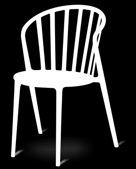καρέκλα 03-0486 λευκό