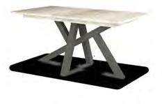 DELTA τραπέζι 02-0235 καρυδί  cm 90 cm