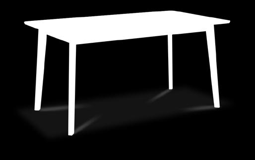επιφάνεια μαύρος  TIVOLI τραπέζι 02-0218