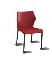 90 cm ULTRA καρέκλα 03-0490 πετρόλ ύφασμα μαύρα
