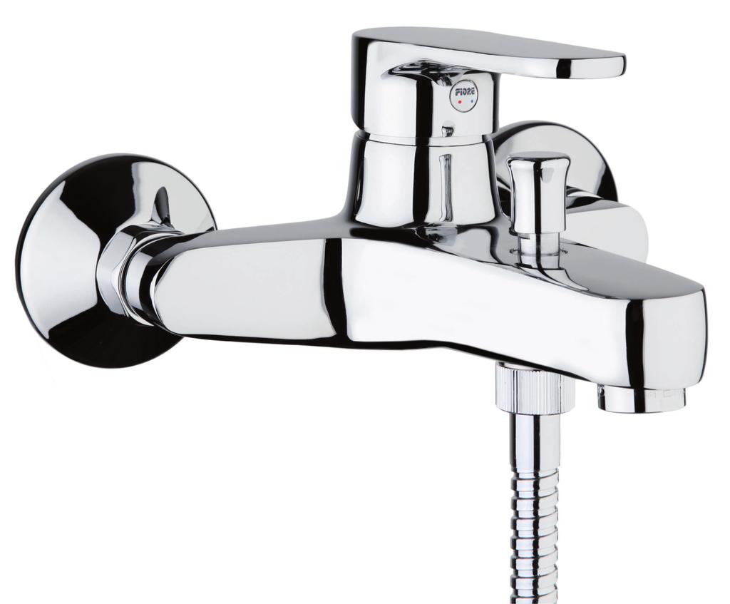 75 CR 6501 Miscelatore vasca con duplex, doccia Beta Bath mixer with shower set, Beta shower Mitigeur bain douche avec garniture, douche Beta εω ϊϣ  75 CR 6502 Miscelatore