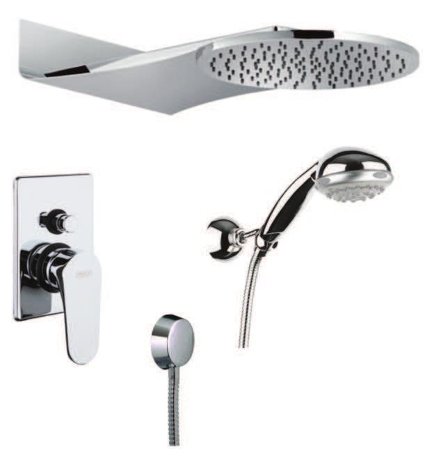 75 CR 1350 Miscelatore doccia incasso con bilanciatore di pressione Built-in shower mixer with pressure balance system Mitigeur douche à encastrer avec régulateur de