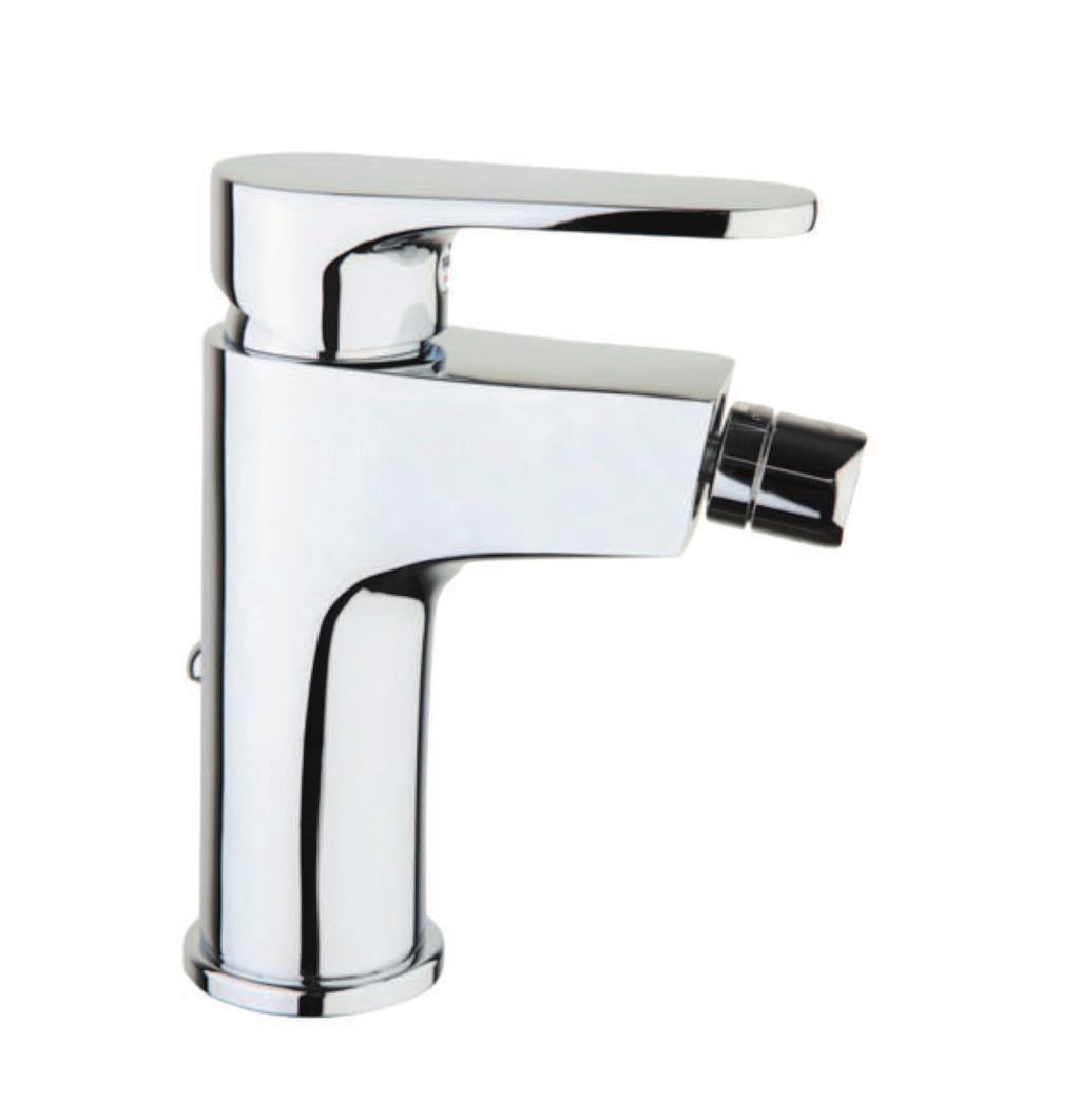 art. 75 CR 6524 Miscelatore lavabo, prolunga cm 15, scarico automatico 1 1/4, flex cm 70 One hole basin mixer, 15 cm extension, 1 1/4 automatic pop up waste, flex cm 70 Mitigeur lavabo,