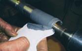 Produsele cu material de umplutură nemetalic pot fi utilizate pentru refacerea zonelor uzate care sunt supuse constant la cavitaţie și uzură.