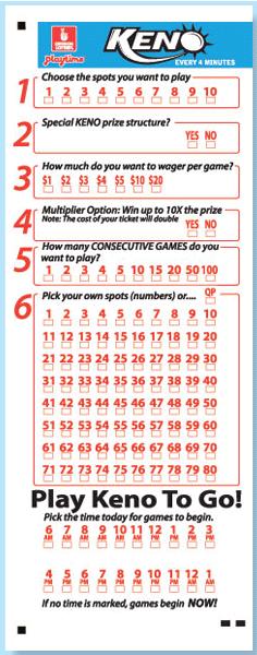 1. Колико бројева (-spots) желите играти,. Изаберите (Yes, o) за посебну кено награду, 3. Колико ћете опклада по игри, 4. Вишеструке опције (Yes, o), 5. Број узастопних игара, 6.