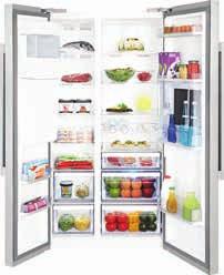 + NeoFrost MultiZone oddelenie Modré svetlo EverFresh+ zásuvka Invertorový kompresor Čistý objem chladničky (l): 376 Čistý objem mrazničky (l): 165 Spotreba energie (kwh/rok): 357 Zmrazovacia
