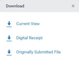 Αναφορά - Download Επιλέγοντας το εικονίδιο Download μπορείτε να