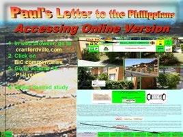 Paul s Letter to the Philippians 2013 Interlaken Study Lorin L Cranford cranfordville.com lorin@cranfordville.