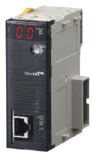 Pogonska tehnika / Krmilniki gibanja Pogonska tehnika / Krmilniki gibanja TRAJEXIA Napreden samostojni krmilnik gibanja za kompaktne naprave CJ1W-NC_8_ Napreden samostojni krmilnik gibanja z EtherCAT