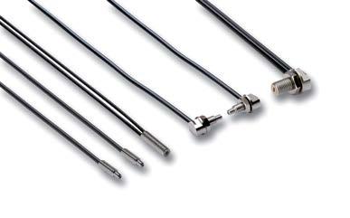 Visoko upogljiv kabel Velikosti od M3 do M6 Za daljše zaznavne razdalje so na voljo zbiralne leče.