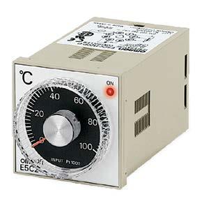 Krmilne in regulacijske komponente / Temperaturni regulatorji Krmilne in regulacijske komponente / Temperaturni regulatorji E5C2 Temperaturni regulator z analogno nastavitvijo za enostavno uporabo