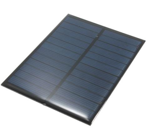 5.8. Solar Panel Για την ενεργειακή αυτονομία των υποσυστημάτων χρησιμοποιήθηκαν ηλιακά πάνελ τα εξής χαρακτηριστικά: Εικόνα 28 Solar