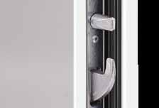 Οι πόρτες Thermo65 διαθέτουν ρυθμιζόμενα ελάσματα κλεισίματος για
