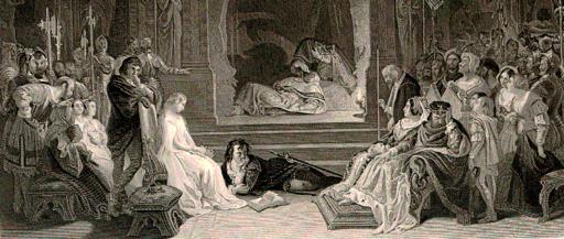 Ο Πολώνιος υποστηρίζει ότι αιτία της τρέλας του Άμλετ είναι ο έρωτάς του για την Οφηλία και αναλαμβάνει να το διαπιστώσει ο ίδιος.