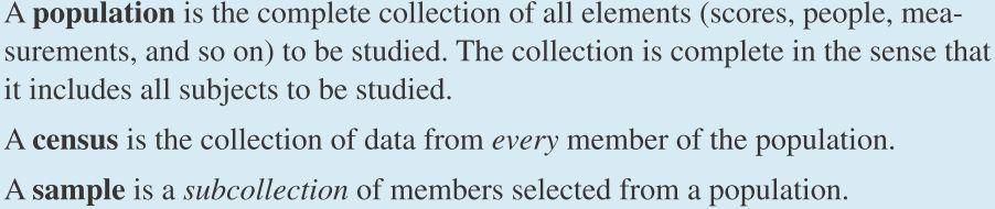 Πληθυσμός (population), απογραφή (census) και δείγμα (sample) Για παράδειγμα,