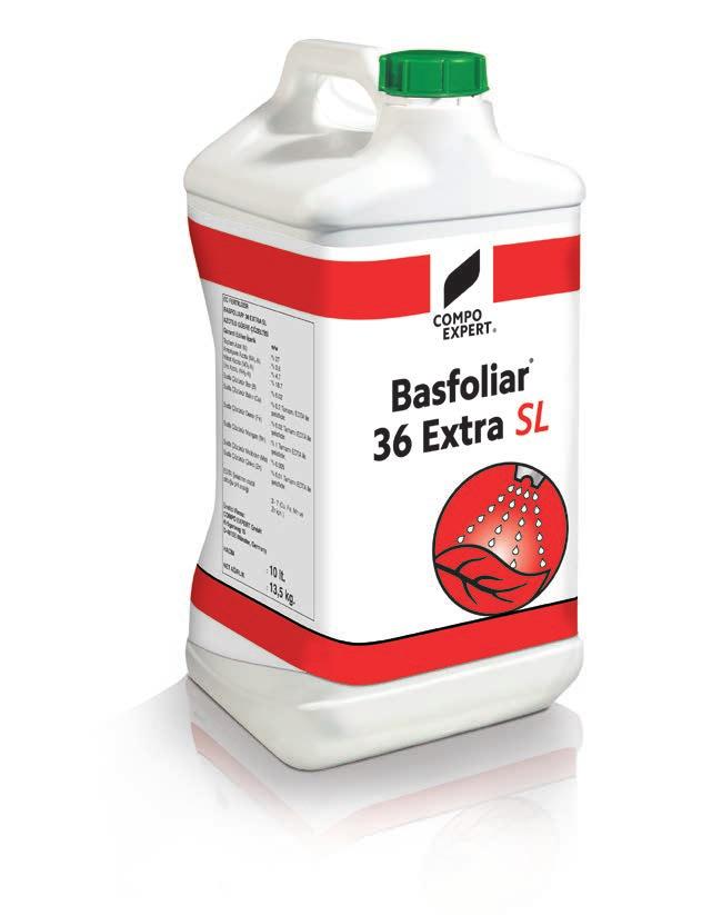 44 Υγρά Λιπάσματα Υγρά Λιπάσματα 45 Basfoliar Aktiv 3-27-18+ΙΧΝ Υγρό ΝΡΚ λίπασμα που περιέχει εκχυλίσματα φυκιών Ecklonia maxima και ιχνοστοιχεία σε χηλική EDTA μορφή.