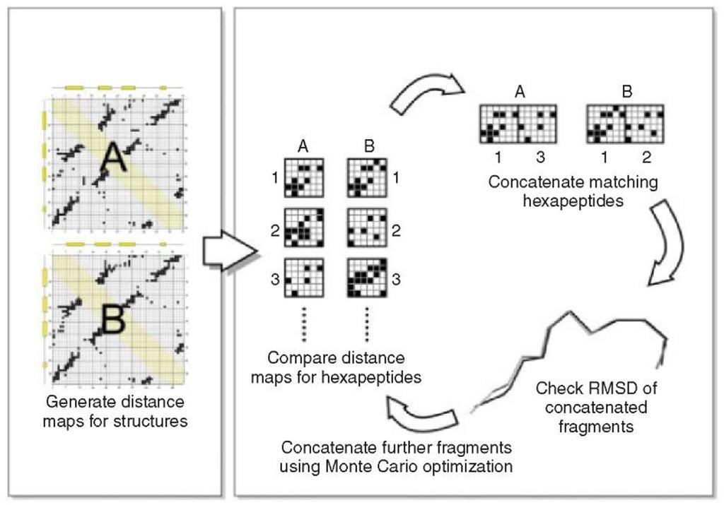 6.c.%Primerjava%3D%struktur%makromolekul:%PRIMERJANJE'IN'ISKANJE'PODOBNIH'STRUKTUR' DALI%(Distance%mAtrix%aLIgnment)% Metoda%na%osnovi%razdalj%med%akRostanki%in%kontakY%med%njimi% hdp://ekhidna.