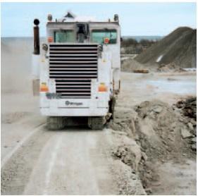 ΚΕΦΑΛΑΙΟ 3: WIRTGEN SURFACE MINERS Εικόνα 3. 21. Εξόρυξη σε προϋπάρχουσες βαθμίδες. Wirtgen (2010). 3.6.