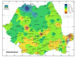 Fig 5 Fig 6 Viteza medie a vântului prezintă tendinţe semnificative de scădere în toate regiunile