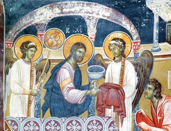 Ово есхатолошко пролеће тела и, шире, целокупне физичке творевине показује се као већ присутна реалност у духовној материјалности тајни.