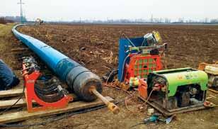 etapa bezvýkopová technológia pokládky Berstlining HDPE
