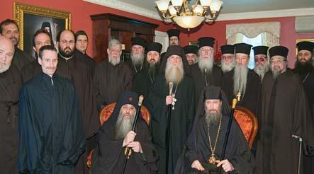 Αμερική, περιλαμβανούσης τρεῖς Ιερὲς Μονὲς καὶ ὀκτὼ Ενορίες καὶ Κοινότητες.