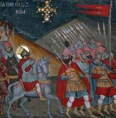Ni{ i Vizantija XIII 417 Сл. 4 манастир Ксиропотам, Визија цара Константина 1783. fig. 4 monatsery Xsiropotamu, 1783- the Vision of the emperor Constantine of the Holy Cross Сл. 5.