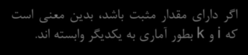 رابطه متقابل میان اجزاء : باشد: مقدار سه دارای است ممکن متقابل ی رابطه مثبت یا و منفی