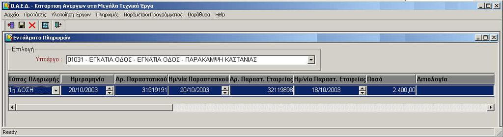 Σε κάθε περίπτωση μπορεί να εισάγει νέα Δαπάνη, η οποία όμως πρέπει να αντιστοιχιστεί με κάποια από τις