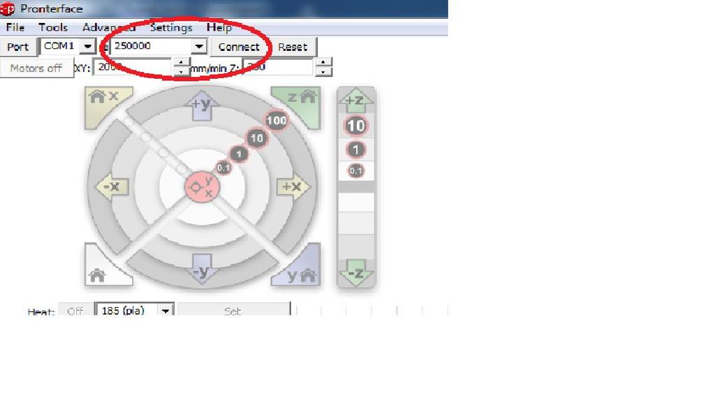 Η εγκατάσταση στον υπολογιστή είναι απλή, όπως και η λειτουργία του από το χρήστη. Αφού λοιπόν εγκαταστήσουμε το πρόγραμμα, μετά τα βήματα που ακολουθούμε είναι τα εξής : Εικ. 5.4.2 Επιλογή θύρας.