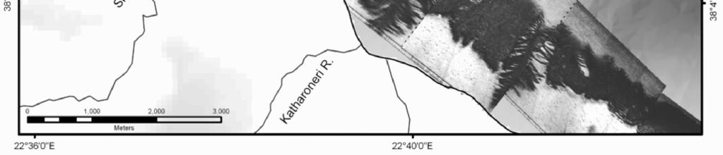failures play a significant role in the evolution of the region. Extensive sediment failures effectively degrade the upper slope forcing, in many places, the retreat of the shelf edge.