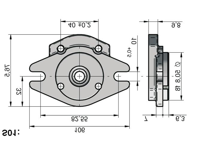 Use blind plug for not used suction ports Shaft Type *G