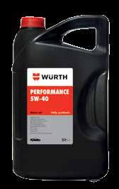 Η γκάμα της Würth περιλαμβάνει πλήρη σειρά για κάθε χρήση, όπως βενζινοκινητήρες, πετρελαιοκινητήρες ελαφράς και βαριάς χρήσης, μοτοσυκλέτες, εξωλέμβιους κινητήρες σκαφών, βαλβολίνες, υγρά αυτόματων