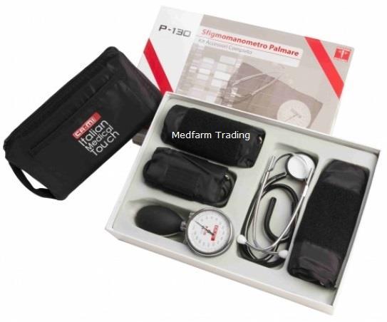 TRUSE DIAGNOSTIC Set diagnostic - CA-MI /Italia Cod: P130 Compus din: Aparat masurat tensiunea cu para la manometru Ø 67(D) x 160(H) mm Stetoscop capsula simpla 3 Mansete complete cu camera de