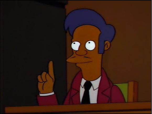 de mate sen utilizar. Vese a importancia que lle dan a aprobar Lisa e Bart.