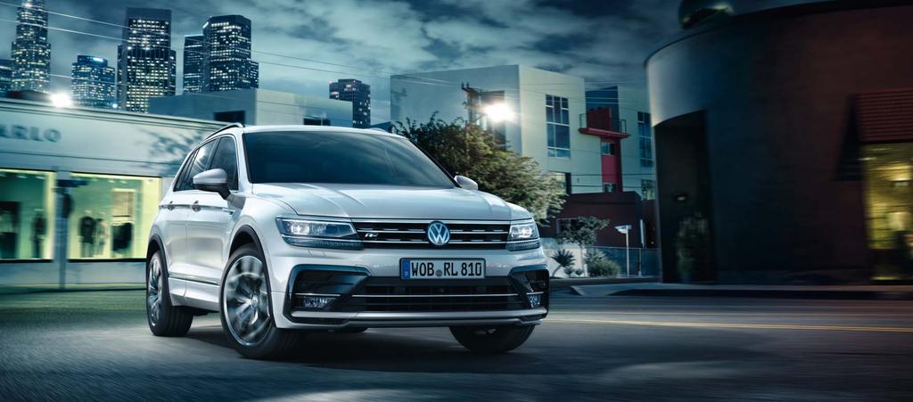 R-Line Tο Tiguan έχει έντονο σπορ χαρακτήρα που μπορεί να γίνει ακόμη πιο σπορ με την έκδοση R-Line, ή το