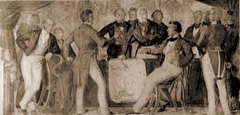 Προς την ίδρυση ανεξάρτητου ελληνικού κράτους (1826-1830) (5) Στις 3 Φεβρουαρίου 1830, η Διάσκεψη του Λονδίνου (κάτω από την πίεση της ρωσικής νίκης εναντίον των Οθωμανών) διακήρυξε την πολιτική