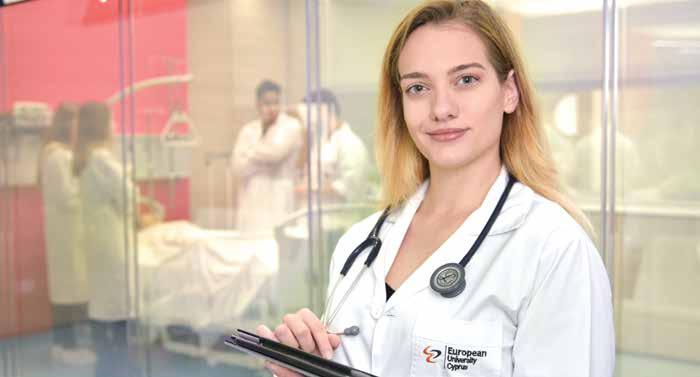 16 Doctor of Medicine, MD (6 ΧΡΟΝΙΑ) Το πτυχίο Ιατρικής (Doctor of Medicine, MD) του Ευρωπαϊκού Πανεπιστήμιου Κύπρου αναγνωρίζεται διεθνώς και αποτελεί τη βάση για συνέχιση μεταπτυχιακών σπουδών.