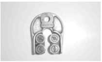 hagatxoaren diametroa kontuan hartuz: M = dm - H + 2 m + dc, edo, sinplifikaturik, M = d - 1,516 p + 3 d c (hari metrikoa) M = d - 1,6005 p + 3,1657 d c (Whitworth haria) Kalibre finkoak